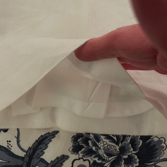 Talbots White Linen Trousers - Picture 6 of 16